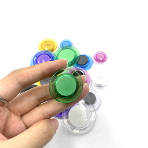 <span class=keywords><strong>Bouton</strong></span> en plastique transparent personnalisé de forme ronde Push Pin aimant pour tableau blanc - Product Image 6