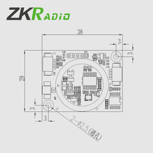USB + TTL Giao Diện Kép RFID nhúng 125Khz Mô-đun đầu đọc hỗ trợ em biển EM4100/4102/4200/4305/4450/tk4100 thẻ & keyfob - Product Image 4