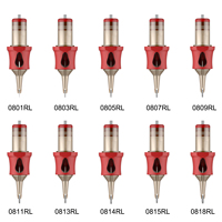 Aiguille de tatouage permanente jetable en acier inoxydable antidérapante Kwadron, personnalisable en usine OEM