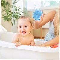 Nouvelle brosse de bain en Silicone en forme de pieuvre brosse à shampoing pour bébé à poils souples accessoire de bain créatif rechargeable