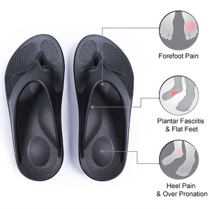 Infradito da <span class=keywords><strong>donna</strong></span> con cinturini morbidi, ciabatte estive da piscina, ortopediche per fascite plantare, con supporto per l'arco plantare, ideali per il recupero e la spiaggia - Product Image 2