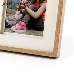Jinn ev çift Matted 4x6 ahşap yaratıcı fotoğraf resim ahşap çatkı duvar masa ekran