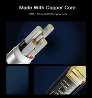 Kabel Data CA103 Yesido 100W (20V/5A) Tipe-C ke Tipe-C Pengisian Cepat untuk Ponsel