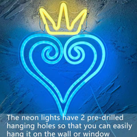 Enseigne néon LED personnalisée Manimo Kingdom avec texte défilant pour chambre, salle de jeux, man cave, décoration murale et de bâtiments.
