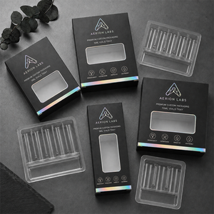 Custom <strong>Holographic</strong> Printed Window Paper Box <strong>Packaging</strong> for 3ml 5ml 10ml Vials - Product Image 2