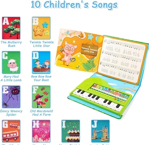 <span class=keywords><strong>Libro</strong></span> de Piano, juguetes para niños pequeños, teclado musical educativo, juguetes de Piano, instrumentos musicales, juguetes presentes para niños - Product Image 4
