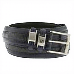 เข็มขัดหนังวัวแท้คุณภาพสูงสำหรับผู้ชาย ปรับความยาวได้ ดีไซน์หรูหรา สไตล์อัตโนมัติ หัวเข็มขัดโลหะผสม PU ปรับได้ รุ่น LB8 - Product Image 1