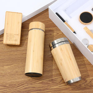 Coffret Cadeau d'Entreprise : Boîte Cadeau <span class=keywords><strong>en</strong></span> Bois de Bambou avec Batterie Externe, Carnet à Feuilles Mobiles, Tasse Thermique pour Cadeaux d'Entreprise <span class=keywords><strong>en</strong></span> Gros pour les Fêtes - Product Image 4