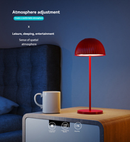 Lampes de lecture tactiles de luxe modernes, contemporaines, pour chevet, salon, bureau, chambre à coucher, décoratives, corps en plastique, à piles