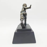 Trophée commémoratif Heisman, coupe de championnat de football universitaire MVP, souvenir, plaqué or, résine polie, imprimé en typographie