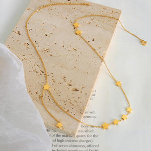 Nuevo Collar con Colgante en Forma de Y Minimalista para Mujer, Chapado en Oro de 18K, Acero Inoxidable, Joyería de Moda para el Día a Día - Product Image 2