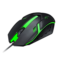 Souris de jeu optique filaire OEM personnalisée avec 7 lumières RGB USB pour ordinateur de bureau, ordinateur portable