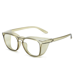 Bouclier latéral de couleur bonbon Transparent Anit brouillard Anti Pollen Anti poussière Anti crachat Anti lumière bleue lunettes de sécurité Hot sal - Product Image 2