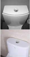 Accesorios para Inodoro, Válvula de Descarga Universal, Botón de Presión Doble de Repuesto, 58 mm, ABS, Botones Modernos para Tanque de Inodoro