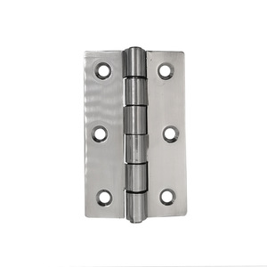 Isure 304 Stainless Steel Door Hinge 75x47x20mm Six Hole Marine Hardware for Boat RV <b>Yacht</b> Repair - Product Image 1