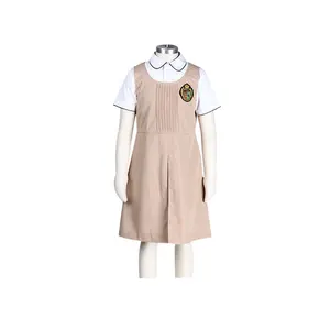 Uniformes escolares de jardim de infância, novo design, vestido para meninas, 2022