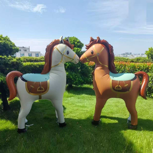 Palloncino in Mylar a Forma di Cavallo e Unicorno 4D per Decorazioni di Feste di Compleanno per Bambini a Tema Fattoria e Fiabe - Product Image 5