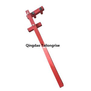 Planche de pont de construction en acier Pliage Redressage Clé à arc Outil de terrasse <span class=keywords><strong>Cintreuse</strong></span> de planche de pont - Product Image 2