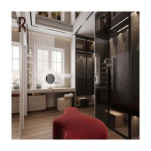 Di fascia alta americana moderna cabina armadio Organizer in stile Rady personalizzato armadio da camera da letto Freestanding armadio per soggiorno - Product Image 5