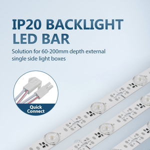 Barre de rétroéclairage LED 12V 16,8W en aluminium IP20 pour enseigne lumineuse - Product Image 4