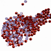ZK 2088 Strass en vrac écologiques à dos plat thermocollants, grands cristaux de luxe Hyacinth 3mm pour robes de mariée