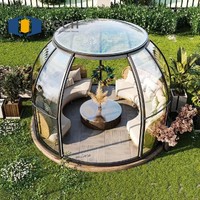 Tente dôme igloo CGCH, tente à bulles gonflable luxueuse, location de tente pour fête, maison à bulles