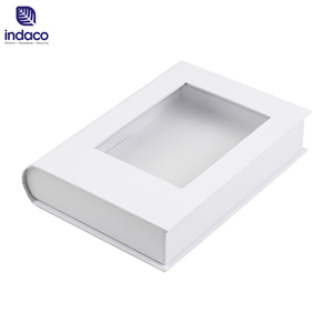 Nueva caja de regalo con forma de libro, caja de embalaje con forma de libro en blanco mate, venta al por mayor. - Product Image 1