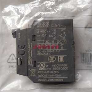Contact auxiliaire Abb Ca4-10 pour la série Af 3a 400v fabriqué en République tchèque - Product Image 4