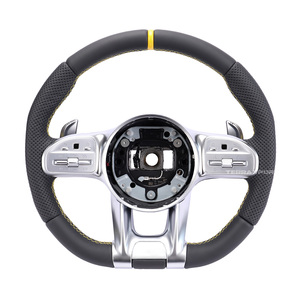 พวงมาลัยหนังที่ใช้สำหรับ Mercedes Benz AMG C-CLASS E-Class A-Class C36 G63 C43มล. SL W202 W203 W204 W205 W166 W207 W206 - Product Image 6