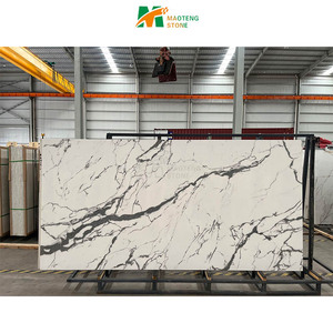 Mesa <span class=keywords><strong>de</strong></span> comedor <span class=keywords><strong>de</strong></span> piedra sinterizada pulida <span class=keywords><strong>de</strong></span> mármol <span class=keywords><strong>de</strong></span> porcelana clásica acabado mate para escalera <span class=keywords><strong>de</strong></span> paisaje <span class=keywords><strong>de</strong></span> dormitorio - Product Image 6