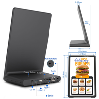 Solution Câble Unique PoE pour Tablette Android 14 11'' Type L, Affichage de Bureau RK3576S 4+64 Go pour la Gestion Intelligente du Bureau