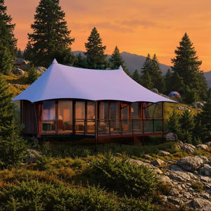 Tienda de campaña de lujo <span class=keywords><strong>para</strong></span> resort al aire libre, hotel, safari, glamping, <span class=keywords><strong>camping</strong></span>, vacaciones, cabaña, alojamiento, PVC duradero <span class=keywords><strong>para</strong></span> zonas escénicas - Product Image 3