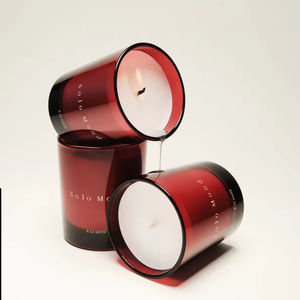 Set di Diffusori di Aromi Personalizzati con Etichetta Privata, Ecologici, Senza Alcool, Lunga Durata, Lussuosi, con LOGO, in Vasetti di Vetro Rossi, a Base di <span class=keywords><strong>Soia</strong></span> - Product Image 3