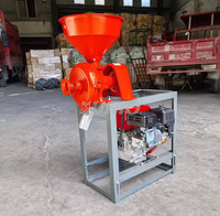Vente directe d'usine, machine à moudre la farine agricole, machine à moudre la farine, machine à pulper avec moteur à essence