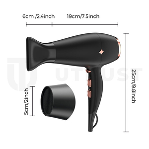 Sèche-cheveux professionnel personnalisé à moteur ionique pour usage domestique avec diffuseur - Product Image 3