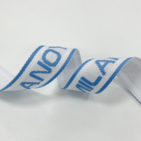 Sangle jacquard motif nom de marque lettre design personnalisé