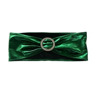 Housse de chaise de mariage en Spandex de luxe, bandeau à nœud, attaches de chaise élastiques pour fête de mariage, cérémonie, réception, décoration de Banquet