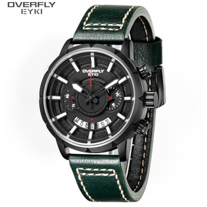 <span class=keywords><strong>OVERFLY</strong></span> ฉลากส่วนตัวนาฬิกาโครโนกราฟผู้ชายนาฬิกาที่มีคุณภาพสูงนาฬิกาควอตซ์ - Product Image 4