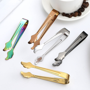 DFC0341 Stainless Steel Mini Sugar Tongs - Product Image 4