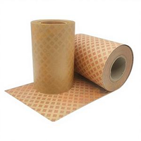 Papier isolant haute température personnalisé pour transformateur, papier adhésif en maille rhombique, papier pour câble DDP 0,08/0,13/0,17 mm, électrique
