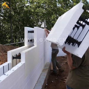 Machine de moulage de forme EPS moderne Double Rebar T-<span class=keywords><strong>Angle</strong></span> ICF Block avec module de connexion pré-intégré Design pour villas - Product Image 4