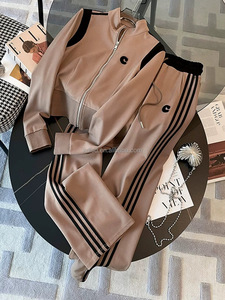 2025 nuevo diseño de gama alta ropa informal para mujer primavera y otoño deportes de ocio Sudadera con capucha pantalones de pierna ancha Conjunto 2 conjuntos - Product Image 2