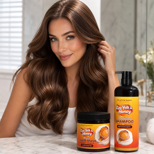 Shampooing et après-shampooing nourrissants au <span class=keywords><strong>miel</strong></span>, marque privée, pour des cheveux doux et brillants, réparateurs et hydratants, ensemble <span class=keywords><strong>de</strong></span> soins capillaires - Product Image 1