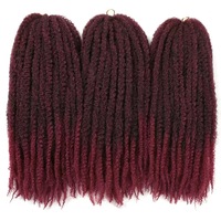 2025 popolare moda 14 pollici Soft Locs vendita calda a buon mercato Crochet dritto Faux Dreadlock dea sintetica Afro Extension per capelli