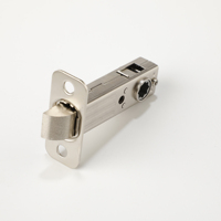 Cylindre de serrure à mortaise en laiton durable 70 mm, en acier argenté et zinc, pour cylindres de pênes à mort à pas variable 35-45 mm, double ouverture
