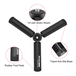 PULUZ工厂销售铝合金三脚架Insta360 X4摄影轻便便携式设计2千克负载能力紧凑型180毫米 - Product Image 4