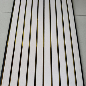 Cao cấp vàng dòng PVC rãnh tấm chống ẩm chống cháy nội thất trang trí tấm Tường Trần lưới cho căn hộ cho Ấn Độ - Product Image 4