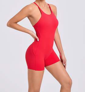 <span class=keywords><strong>Tuta</strong></span> da yoga <span class=keywords><strong>intera</strong></span> da donna con schiena scoperta, aderente, per corsa e fitness, ad asciugatura rapida - Product Image 3