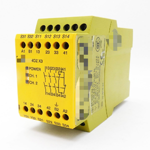 PLC 密閉型 M X3 セーフティリレー 774310 24VACDC 3NO 1NC 1SO ネジ端子プログラミングコントローラー - Product Image 1