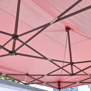 Tonnelle pliante portable 3x4,5m en fer forgé pour café, avec design anti-accumulation d'eau et sac de rangement, idéale pour la plage, les sports et les événements extérieurs temporaires - Product Image 2